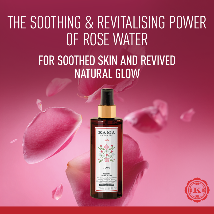 Buy Rose Soothing Floral Water | Hydrating Face Toner | Kama Ayurveda