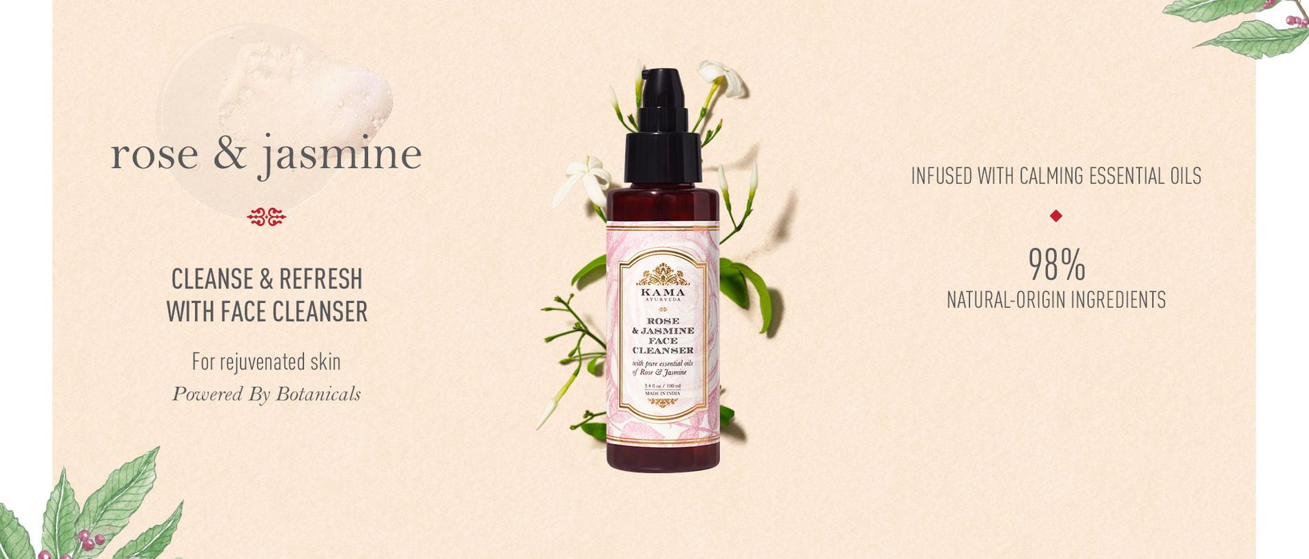 rose jasmine face cleanser