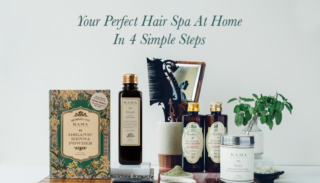 Your Perfect Hair Spa At Home In 4 Simple Steps