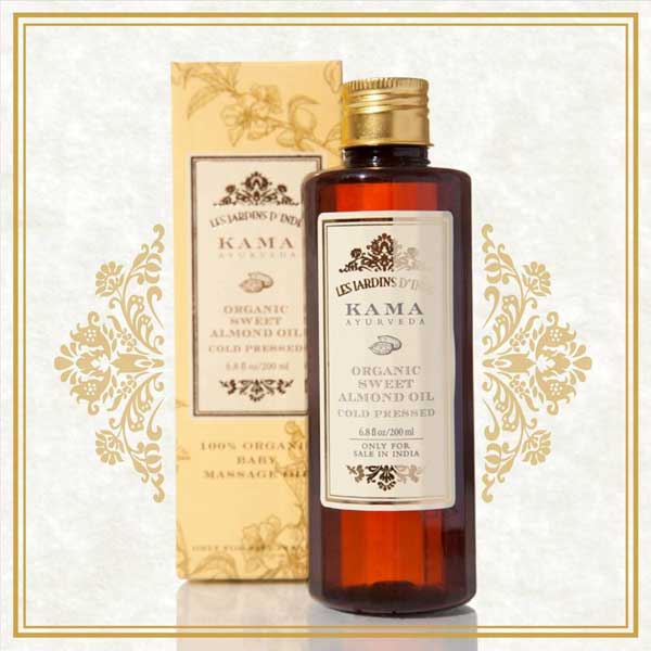 kama ayruveda organic sweet almond oil