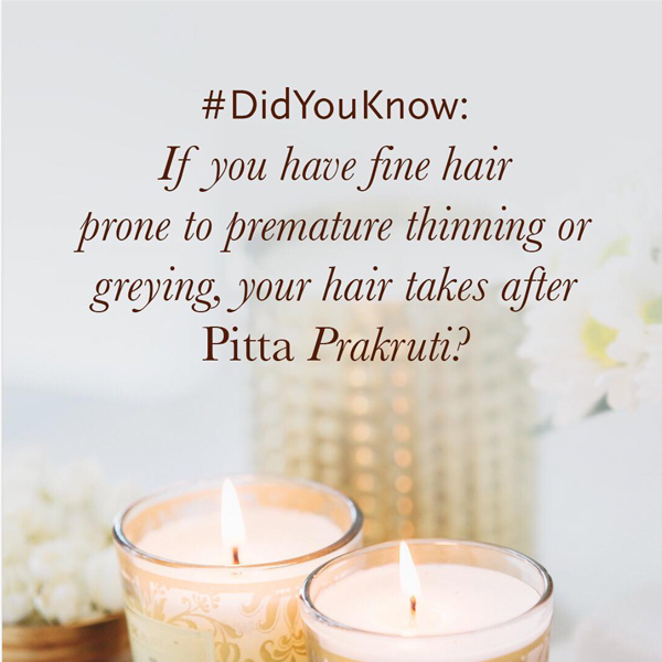 pitta dosha effects on hair