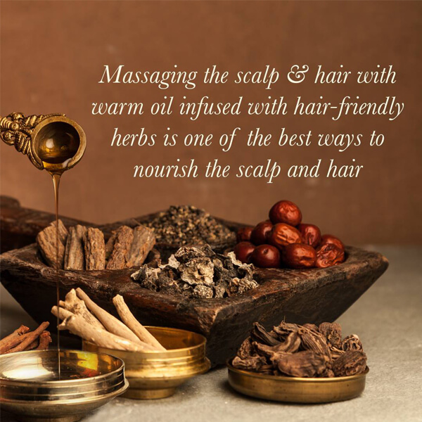 scalp and hair massage