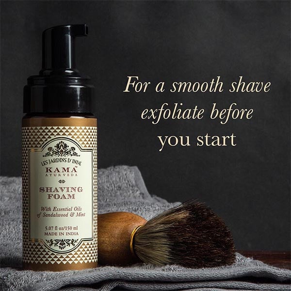 use face scrub before shaving