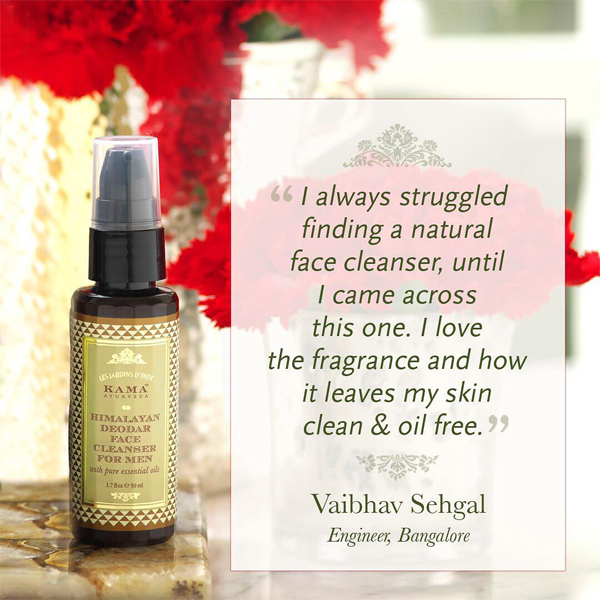 natural face cleanser for men