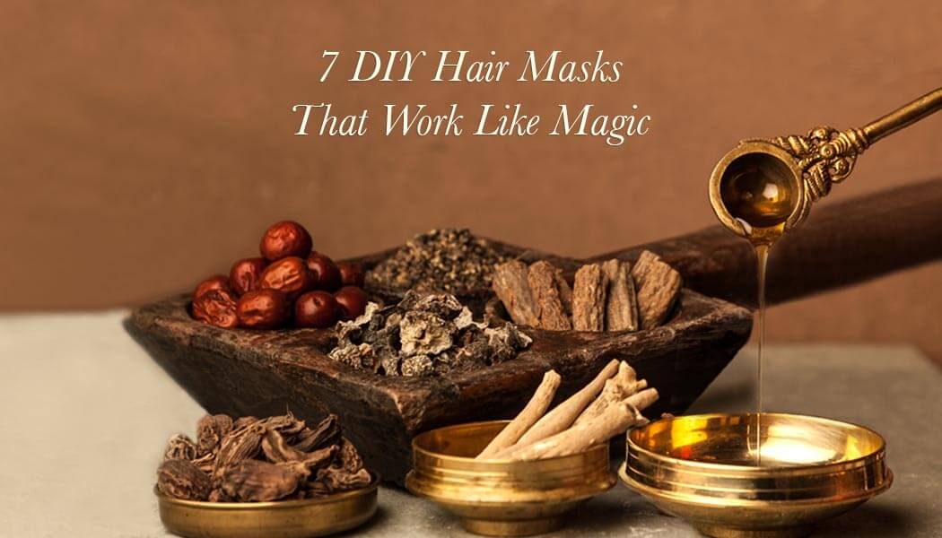 7 DIY Hair Masks That Work Like Magic  Kama Ayurveda